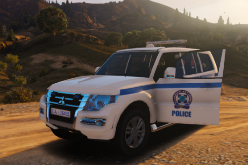Greek Police Mitsubishi Shogun 4x4